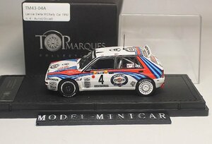 ▲超希少！TM43-04A！世界限定300台！Top Marques 1/43 ランチア Lancia Delta デルタ MC Rallye Car NR.4 新品