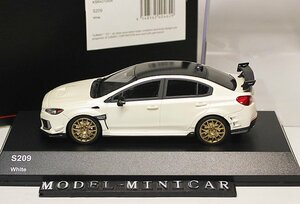 ▲Resin Model！白！世界限定400台！Kyosho 1/43 スバル Subaru インプレッサ impreza WRX STI S209 新品 京商