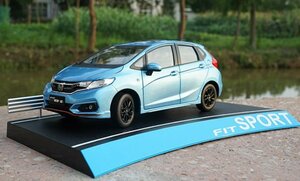 ▲最後1台！HONDA特注！1/18 ホンダ FIT Sport 2018 BLUE 新品