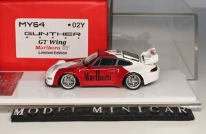 ▲入手困難！M GT！限定品！MY64 SCM 1/64 ポルシェ Porsche 911 Gunther Werks GT Wing 新品 Resin Model