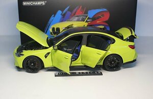 ▲入手困難！Yellow！MINICHAMPS 1/18 BMW M3 2021 新品 PMA