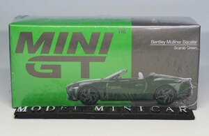 ▲超希少！MINIGT 1/64 Bentley Mulliner Bacalar Scarab Green MGT00492 新品 MINI GT TSM