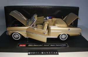 ^ last 1 pcs! Sunstar Sun Star 1/18 CHEVROLET CORVETTE Nova Convertible 1963