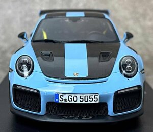 ▲GT-Spirit 1/18 ポルシェ Porsche 911 (991.2) GT2 RS BLUE