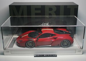 ▲超絶版！Red！世界限定199台！IM 1/18 フェラーリ Ferrari N-Largo F8 Novitec Rosso 新品 Resin Model