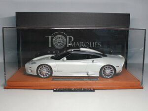 ▲入手困難！世界限定300台！Top Marques 1/18 Spyker C8 Aileron Gumulus White 新品 Resin Model