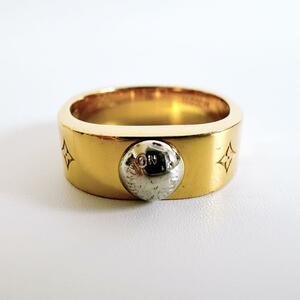 LOUIS VUITTON Louis Vuitton M00211 ring * nano gram ring lady's Gold 12 number 13 number 
