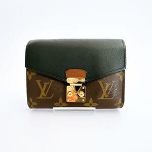 LOUIS VUITTON ルイヴィトン M67479 ポルトフォイユ パラスコンパクト 三つ折り財布 モノグラム ブラック レディース