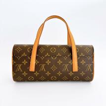 極美品 ルイヴィトン LOUIS VUITTON ソナチネ ハンドバッグ レディース ブラウン モノグラム M51902_画像2