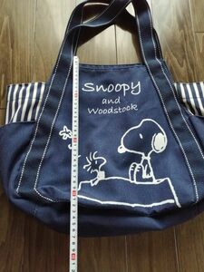 スヌーピー　バルーン　トートバッグ　ネイビー BAG かばん SNOOPY PEANUTS ピーナッツ