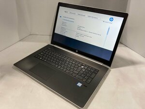 ◆ジャンク◆HP ProBook 470 G5 4LD97PA#ABJ◆i3-8130U メモリ4GB HDD500GB 液晶割れ 無線 ドライブレス わけあり i3 第8世代◆0415