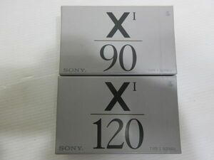 ◆未開封 保管品 SONY ソニー X 120 TYPEⅠノーマル 2PACK / X 90 TYPEⅠノーマル 2PACK カセットテープ 4本セット 現状渡し.