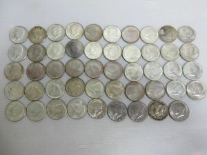 ◆収集家より アメリカ 1/2ドル銀貨 ケネディ 50セント銀貨 49枚 総重量 603g 現状渡し