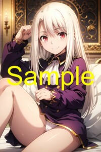 TRT086 イリヤスフィール・フォン・アインツベルン Fate stay night 同人 ポスターA4 コスプレ 高品質 イラスト アートポスター アニメ