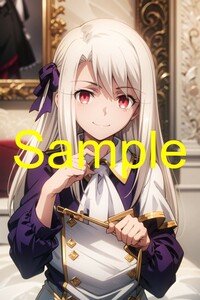 TRT098 イリヤスフィール・フォン・アインツベルン Fate stay night 同人 ポスターA4 コスプレ 高品質 イラスト アートポスター アニメ