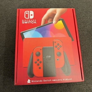 新品未使用　Nintendo Switch ニンテンドースイッチ 本体 (有機ELモデル) マリオレッド 　任天堂