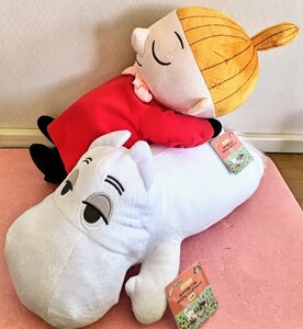 MOOMIN　SLサイズぬいぐるみ　のんびりムーミン&リトルミイ　ぬいぐるみ