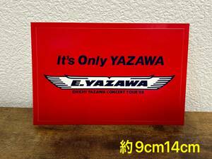 新品 当時物 正規品 矢沢永吉 YAZAWA 激レア コレクション グッズ 入手困難 ステッカー ロゴ 1988 its only yazawa コンサートツアー