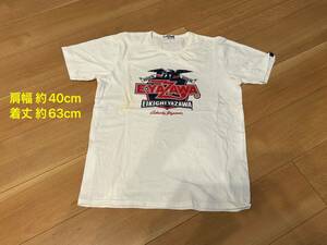 中古 当時物 矢沢永吉 YAZAWA 激レア グッズ 入手困難 ロゴ 衣類 Sサイズ Tシャツ 半袖 白 ホワイト 半袖Tシャツ