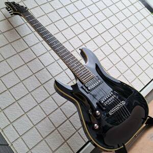 ■Schecter DIAMOND SERIES BLACK JACK C7 7弦 左利き シェクター レフティー LEFTY C-7 Seymour Duncan セイモアダンカン