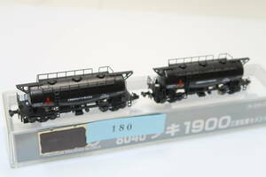 40504-180【貨車セット品】KATO タキ1900（2両）【中古品・ケース有】