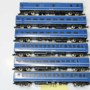 40504-340【客車（発送：ゆうパック 100サイズ）】エンドウ 24系（6両）【中古品・ケース有】の画像2