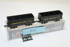 40519-026【貨車セット品】KATO セキ3000（2両）【中古品・ケース有】