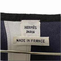 HERMES エルメス　チュニック　シャツ　ノースリーブ　袖なし　シルク　ベルト_画像4