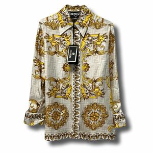 FENDI Fendi VERSACE Versace . collaboration shirt silk 