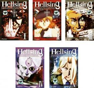 Hellsing ヘルシング 全5枚 Rescript 1、2、3、4、5 レンタル落ち 全巻セット 中古 DVD