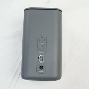 02★【ジャンク品】NTTドコモ HR01 docomo 5G対応 ホームルーター 5G SHARP シャープ Wifi ルーター ダークグレー★536N7 /1.5ｂ*の画像3