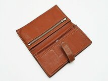 ◇【HERMES エルメス】ベアン スフレ 財布 ブラウン/シルバー金具_画像3