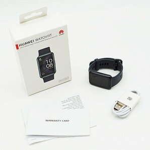 ◇美品【ファーウェイ】HUAWEI WATCH FIT STA-B39 スマートウォッチ ブラックの画像6