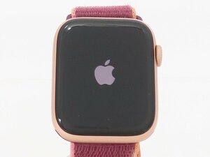 ◇ジャンク【アップル】AppleWatch Series6 44mm GPS+Cellular ゴールドアルミニウム スポーツループ M0GQ3J/A スマートウォッチ