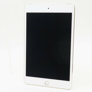 ◇【au/Apple】iPad mini 4 Wi-Fi+Cellular 16GB MK712J/A タブレット ゴールドの画像2