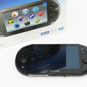 ○【SONY ソニー】PS Vita Wi-Fiモデル PCH-2000 ブラックの画像1