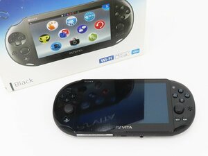 ○【SONY ソニー】PS Vita Wi-Fiモデル PCH-2000 ブラック