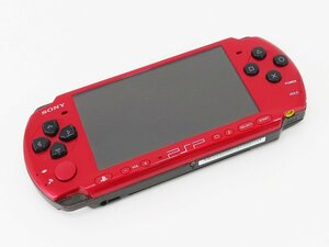 ○【SONY ソニー】PSP-3000 レッド×ブラック