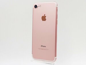 ◇ジャンク【Apple アップル】iPhone 7 32GB SIMフリー MNCJ2J/A スマートフォン ローズゴールド