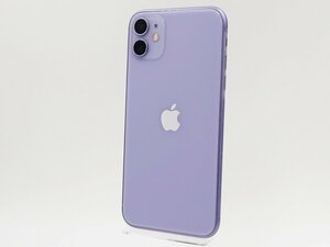 ◇ジャンク【au/Apple】iPhone 11 64GB SIMロック解除済 MWLX2J/A スマートフォン パープル