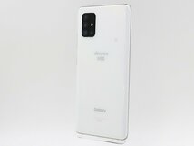 ◇ジャンク【docomo/SAMSUNG】Galaxy A51 5G 128GB SC-54A スマートフォン プリズムブリックスホワイト_画像1