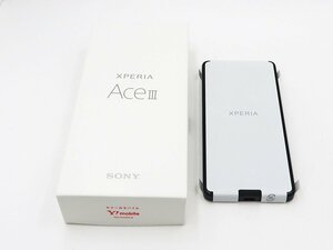 ◇未使用【Y!mobile/Sony】ワイモバイル Xperia Ace III 64GB SIMフリー A203SO スマートフォン ブラック