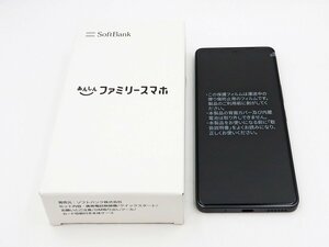 ◇未使用【SoftBank/ZTE】あんしんファミリースマホ 128GB SIMフリー A303ZT スマートフォン ブラック