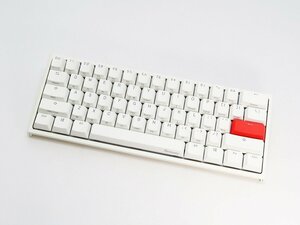 ◇美品【DUCKY ダッキー】One 2 Mini RGB Pure White 赤軸 英語配列 ゲーミングキーボード