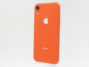 ◇ジャンク【SoftBank/Apple】iPhone XR 128GB SIMロック解除済 MT0T2J/A スマートフォン コーラル