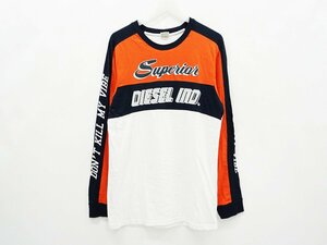 *[DIESEL diesel ] child clothes switch Logo long sleeve T shirt 16