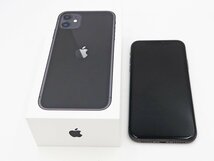 ◇ジャンク【SoftBank/Apple】iPhone 11 64GB SIMロック解除済 MWLT2J/A スマートフォン ブラック_画像9