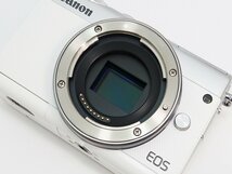 ◇美品【Canon キヤノン】EOS M100 ダブルレンズキット ミラーレス一眼カメラ ホワイト_画像4