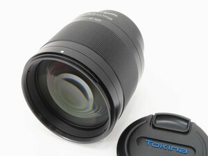 ◇【Tokina トキナー】atx-m 85mm F1.8 FE ソニーEマウント用 一眼カメラ用レンズ