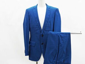 ◇美品【BOSS HUGO BOSS ボス ヒューゴ・ボス】スーツ ブルー 48